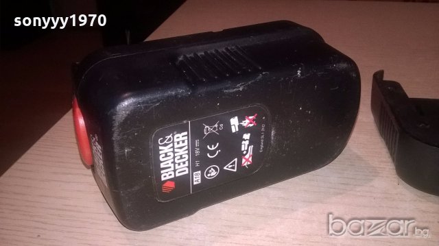 поръчани-black&decker-battery pack 18v+charger-внос швеицария, снимка 10 - Оригинални зарядни - 20014928