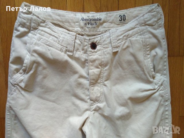 Намалени Abercrombie&Fitch бежови къси панталони мъжки, снимка 2 - Къси панталони - 21734215