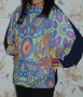 Блуза туника тип плетиво в свежи шарки, снимка 1 - Туники - 12181157