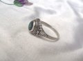 Сребърен Старинен Пръстен със Седеф, снимка 2