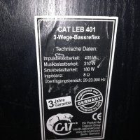 cat leb401-3way-2x400w/8ohm-germany-внос швеицария, снимка 18 - Тонколони - 20413456