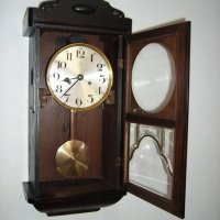 Старинен стенен кабинетен немски часовник., снимка 2 - Антикварни и старинни предмети - 21039677