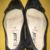  Boissy 36 естествена кожа френски дамски обувки анатомична стелка, снимка 4 - Дамски ежедневни обувки - 23737421