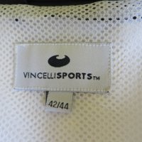Vincelli Sports, качествено спортно яке, 42-44, бяло и синьо, снимка 5 - Спортни екипи - 25746915