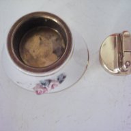 Стара бронзова запалка от Германия, снимка 4 - Антикварни и старинни предмети - 9605586