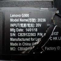 Лаптоп Lenovo G500 20236, снимка 5 - Лаптопи за дома - 24882761