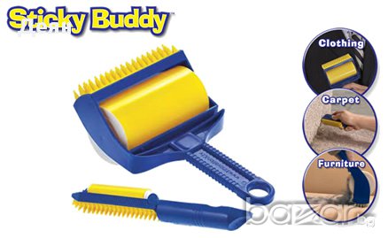 Миеща ролка за обиране на косми Sticky Buddy - код 0512, снимка 1