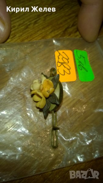 Стара брошка -151 бронз, снимка 1