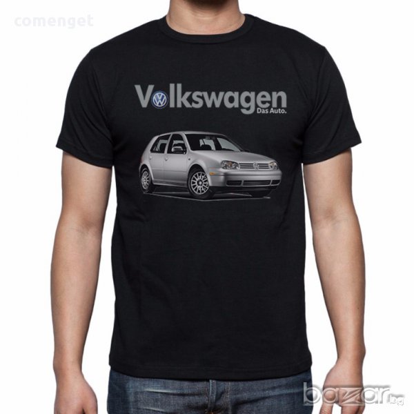 За фенове! VOLKSWAGEN GOLF тениски с авторски дизайн! Поръчай модел с ТВОЯ ИДЕЯ!, снимка 1