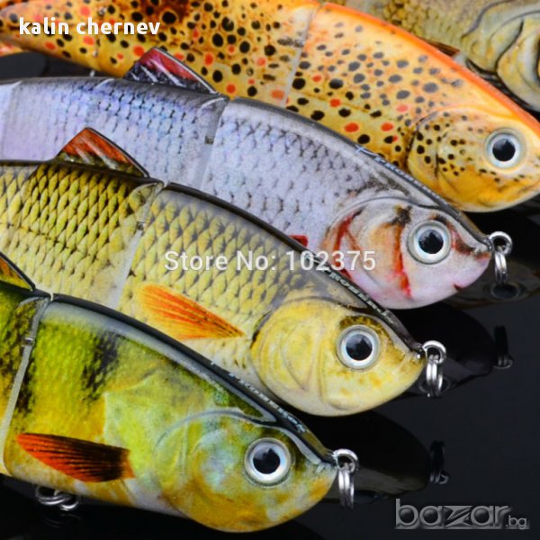 воблери 12.4 см 17,1г 4 части, снимка 1