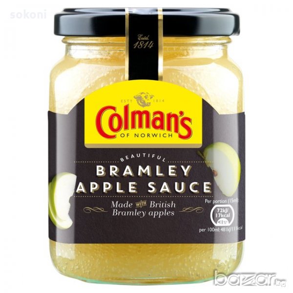 Colman’s Bramley Apple Sauce/ Колманс Ябълков Сос 155гр, снимка 1