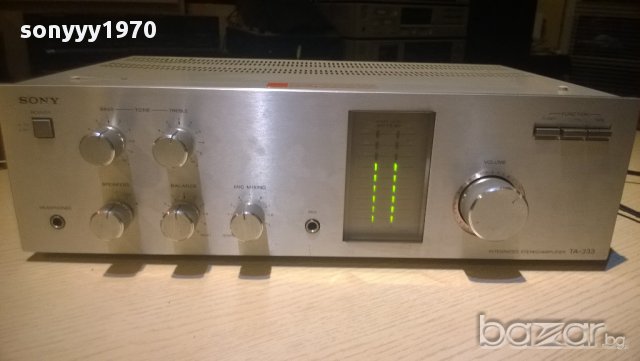 sony  ta-333 stereo amplifier-180watts-made in taiwan-внос швеицария, снимка 7 - Ресийвъри, усилватели, смесителни пултове - 9841367