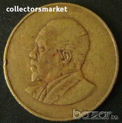 10 цента 1968, Кения, снимка 2 - Нумизматика и бонистика - 8336533