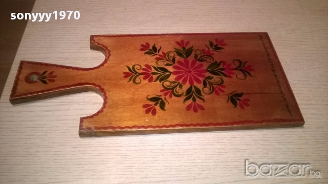 АНТИК-Руска дъска за рязане/декорация 35/17см, снимка 3 - Антикварни и старинни предмети - 16489447