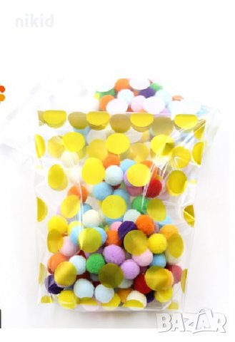 20 бр златни точки големи опаковъчни пликчета торбички за сладки ръчна изработка