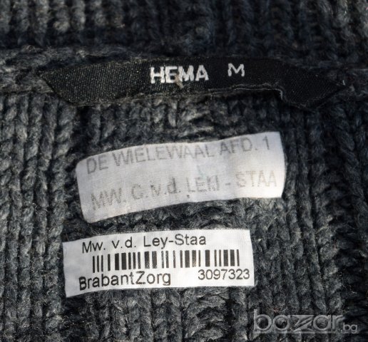 HEMA дамска спортна жилетка с качулка сива, снимка 3 - Жилетки - 20608204
