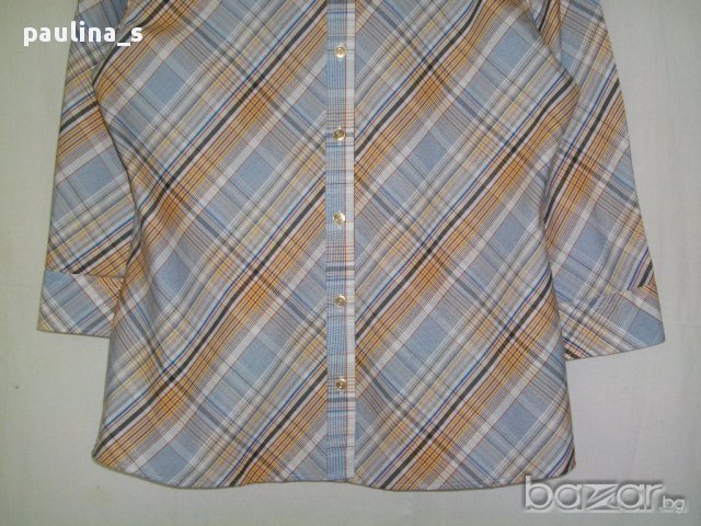 Кариран немачкаема риза "Eterna" excellent-non iron swiss cotton, снимка 6 - Ризи - 14165190