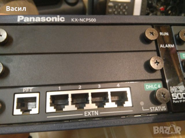Телефонна централа Panasonic KX-NCP 500  в отлично състояние, снимка 2 - Стационарни телефони и факсове - 25816790