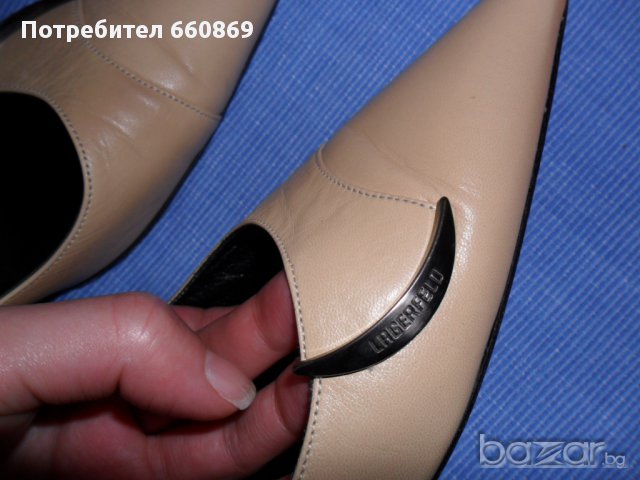  Karl Lagerfeld 100 % оригинални дизайнерски 37 1/2, снимка 12 - Дамски обувки на ток - 10996495
