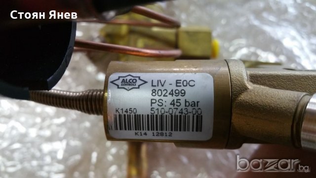 Alco -Copeland-802499- Клапан-инжекция ZF серия компресори, снимка 3 - Резервни части за машини - 20242769