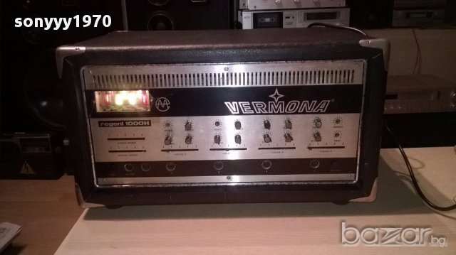 Vermona-made in ddr-ретро усилвател-внос швеицария, снимка 6 - Ресийвъри, усилватели, смесителни пултове - 15551814