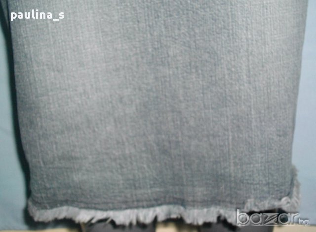 Дизайнерска дънкова еластична пола "Camaieu", снимка 4 - Поли - 14575273