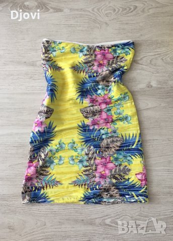 Флорална секси рокля, снимка 2 - Рокли - 24939064