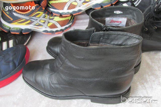 мъжки боти SIOUX® original,N- 45 - 46, ежедневни боти, 100% естествена кожа+100% агнешка вълна, снимка 14 - Мъжки боти - 21164099