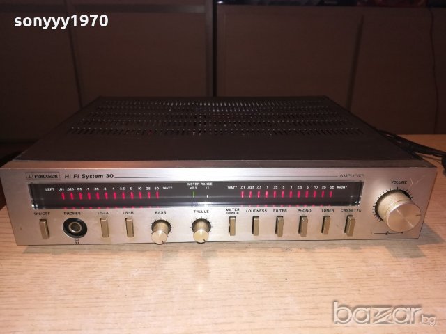 ferguson 3943 hifi system 30 amplifier-made in japan-внос англия, снимка 4 - Ресийвъри, усилватели, смесителни пултове - 20635725