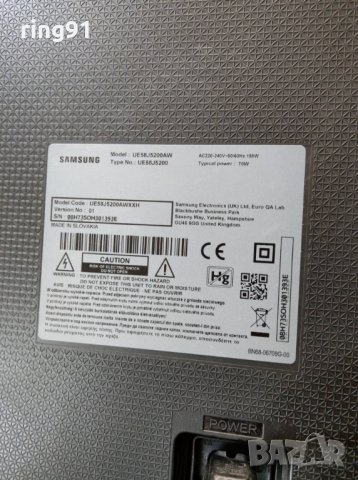 Телевизор Samsung UE58J5200AW На части, снимка 5 - Части и Платки - 25541106