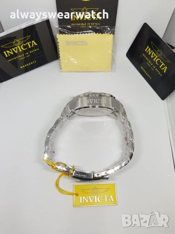 Invicta Pro Diver Silver / Чисто нов мъжки часовник Инвикта Про Дайвър - 100% оригинален, снимка 15 - Мъжки - 23222738