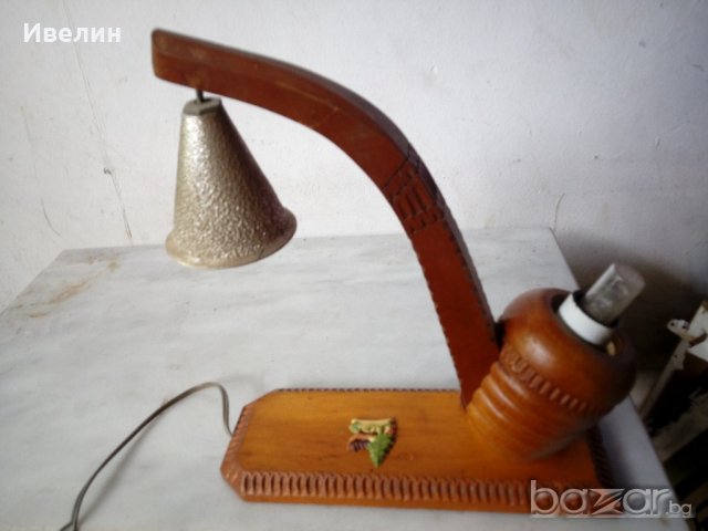 стара нощна лампа, снимка 4 - Настолни лампи - 21353343