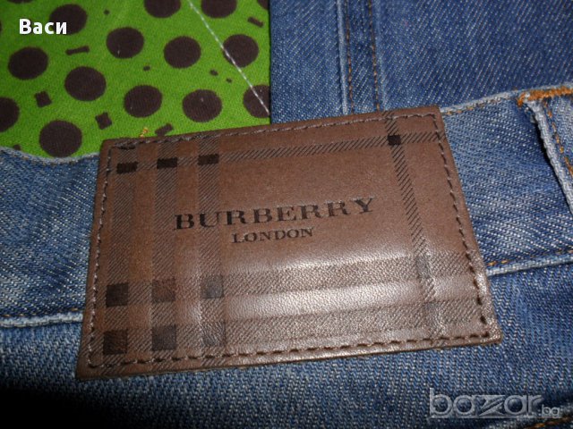 100 % Men's Burberry Jeans 30 Regular оригинални мъжки дънки + подарък маркова риза, снимка 13 - Дънки - 11674828