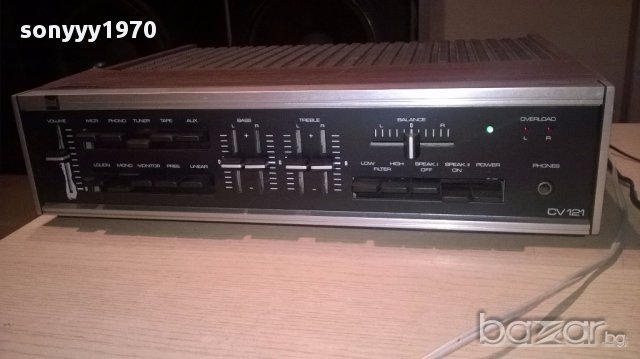 dual cv121-1 stereo amplifier made in germany-внос швеицария, снимка 2 - Ресийвъри, усилватели, смесителни пултове - 16193486
