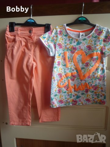 Тениска, 7/8 панталон и потник Palomino 5-6 години, снимка 3 - Детски комплекти - 23914697