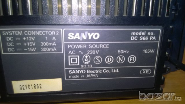 sanyo dc66pa+dc66ct+dc66dp+оригинално дистанционно-нов внос швеицария, снимка 18 - Ресийвъри, усилватели, смесителни пултове - 7929118