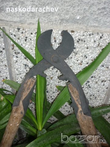 Автентична стара овощарска ножица за клони, снимка 9 - Антикварни и старинни предмети - 19505370