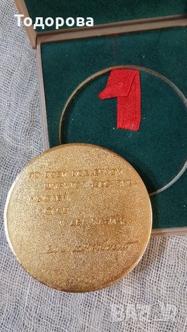 Руски плакетДиаметър- 60 мм, снимка 4 - Антикварни и старинни предмети - 25142656