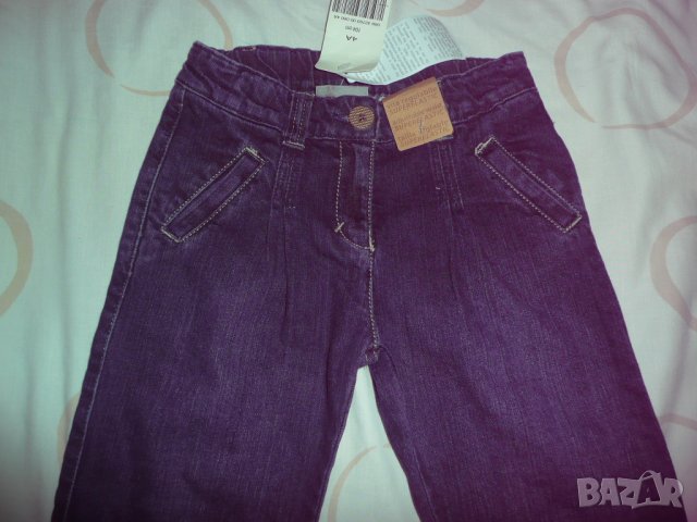 НОВИ дънки с етикет от чужбина за 4-год. момиче, снимка 2 - Детски панталони и дънки - 23276604