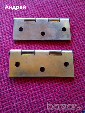 Метални панти, снимка 3 - Антикварни и старинни предмети - 18919891