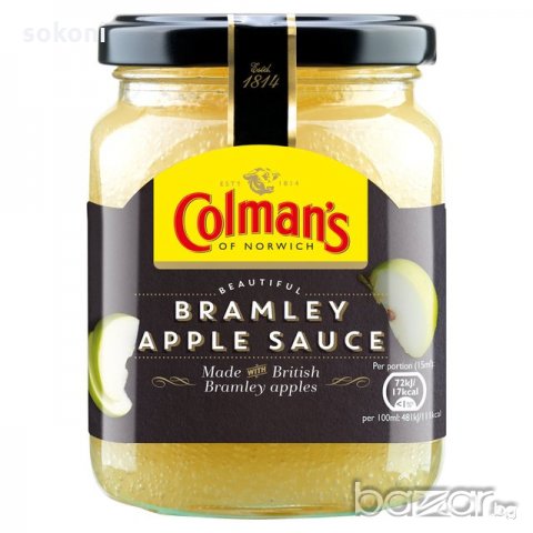 Colman’s Bramley Apple Sauce/ Колманс Ябълков Сос 155гр, снимка 1 - Домашни продукти - 20136478
