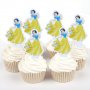 2 вида Снежанка 25 бр картон топери за кексчета мъфини торта рожден ден украса, снимка 1