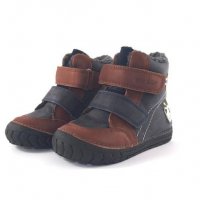 Детски обувки от естествена кожа - D.D.STEP - зимни, снимка 2 - Детски боти и ботуши - 23315645
