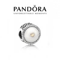 Черен Петък! Мънисто Pandora Precious Heart. Колекция Amélie, снимка 1 - Гривни - 18945606