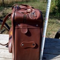 Стар кожен сак,чанта, снимка 4 - Антикварни и старинни предмети - 19315218