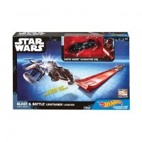 Комплект изстрелвачка HOT WHEELS  и количка STAR WARS, снимка 3 - Коли, камиони, мотори, писти - 23569761