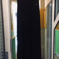 Красива черна дълга рокля VERGI, снимка 2 - Рокли - 24936513