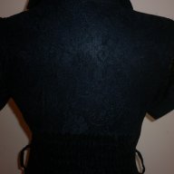 Черна рокля памук и дантела , снимка 11 - Рокли - 17063517