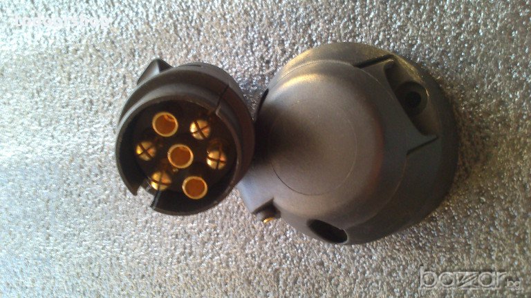 Качествена букса за светлини на ремарке теглич, снимка 1