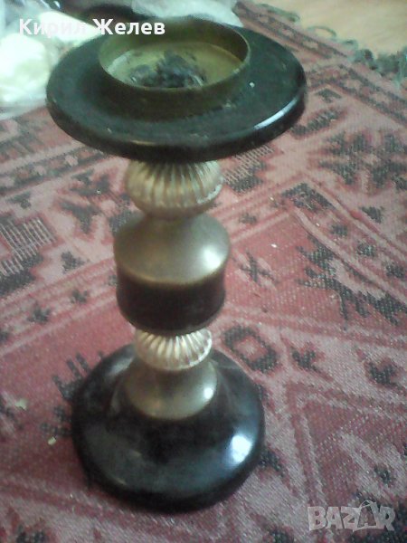 Бронз кехлебар свещник 9020 , снимка 1